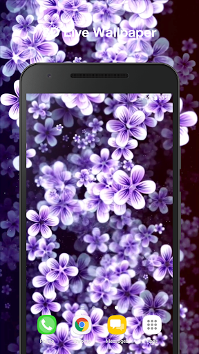 Android application 3d Flowers Live Wallpaper Pro screenshort