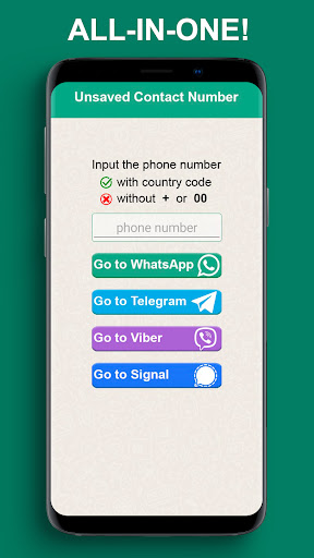 Contact Unsaved Phone All-in-1 Screen 2