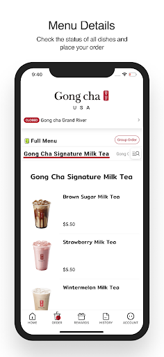 Gong cha USA Screen 2