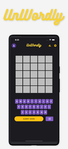 Android application UnWordly - Daily Wordle Puzzle screenshort