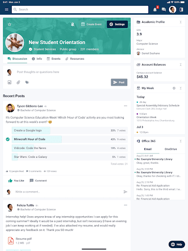 MIcommunity ekran görüntüsü