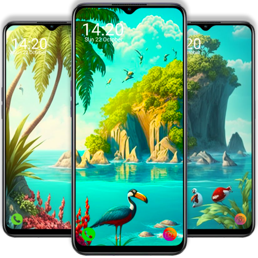 Nature wallpaper logo