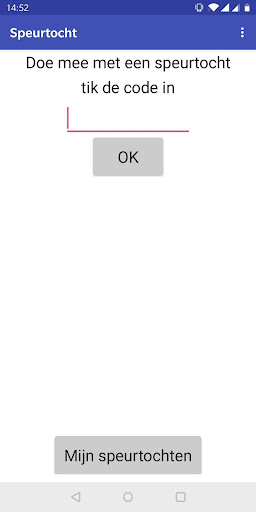Android application Speurtocht screenshort