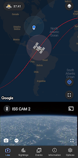 ISS onLive: HD View Earth Live Ekran görüntüsü