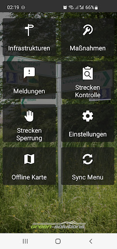 Android application Tourinfra mobil screenshort