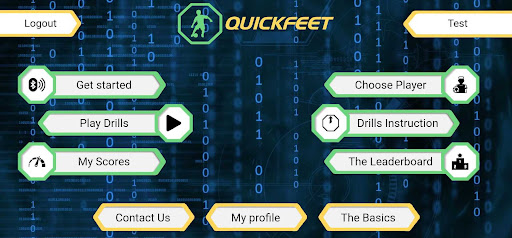 Android application Quickfeet screenshort
