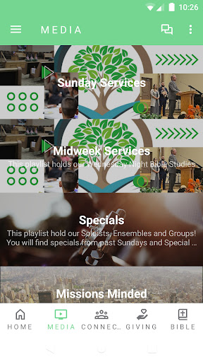 Bible Baptist Church App Screen 2