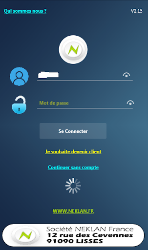 Android application NEKLAN4U screenshort