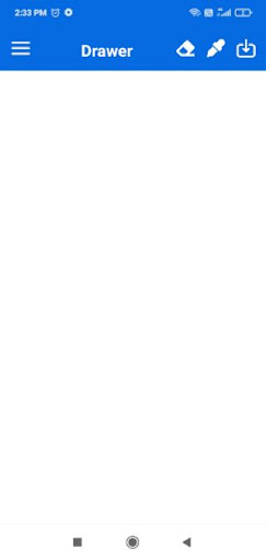 Android application Drawer screenshort