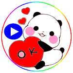 Cover Image of Unduh Animated White Panda Stickers  APK