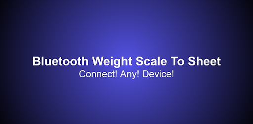 Bluetooth Weight Scale To Shee