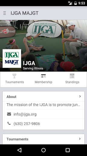 Android application IJGA/MAJGT screenshort