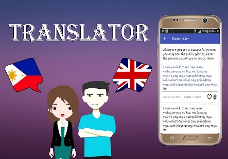 Filipino To English Translator Screenshot