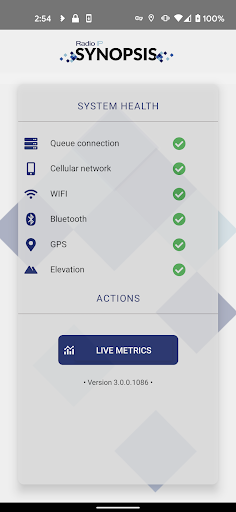 Android application Radio IP Synopsis screenshort