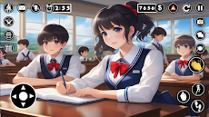 Anime High School Girl Love 3Dのおすすめ画像3