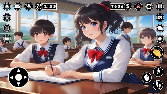 Anime High School Girl Love 3D