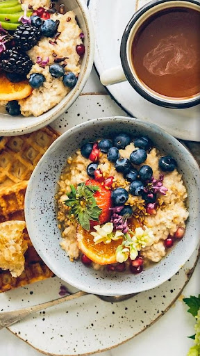 Android application breakfast wallpaper screenshort