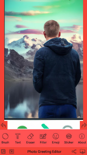 Android application Photo Greeting Editor screenshort