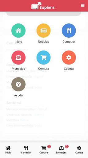 Android application Sapiens screenshort