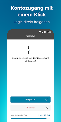 Consorsbank SecurePlus Screen 2