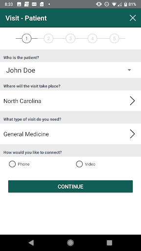 FirstHealth On the Go Screen 2