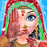 Indian Wedding Girl Makeup And Mehndi icon