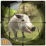 3D Wild Boar Hunter Simulator icon