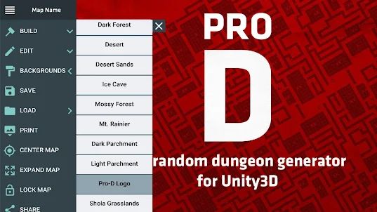 ProDnD Random Dungeon Generator and Map Editor