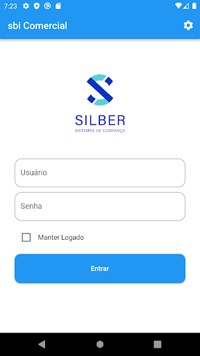 Android application sbi Comercial screenshort