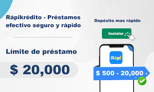 Android application Rápikrédito Préstamos crédito screenshort