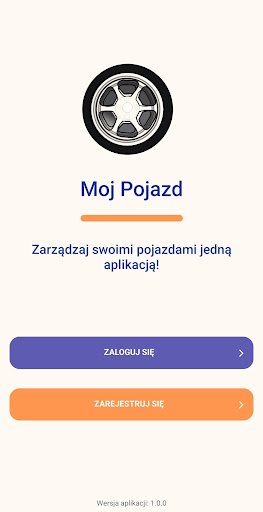 Android application MojPojazd screenshort
