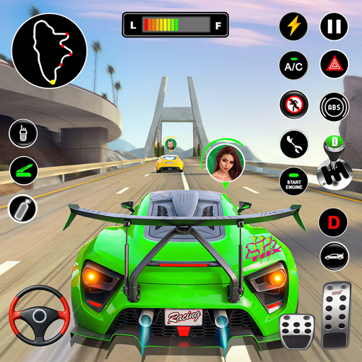 Racing in Highway Car 3D Games logo