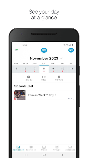 Spark Fitness & Performance Screen 2