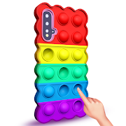  Pop It Phone Case 3D -DIY Toys 