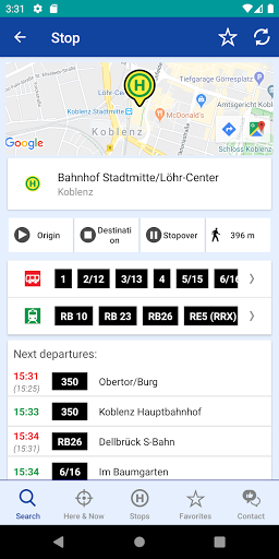 VRM Timetable & Tickets Screen 3