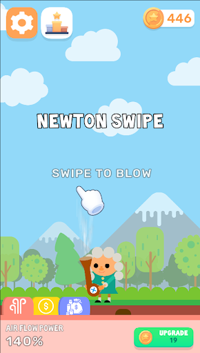 Android application Falling Apples of Newton screenshort