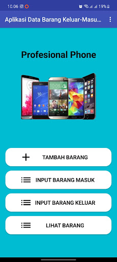 Android application Storage STMIK PROFESIONAL screenshort