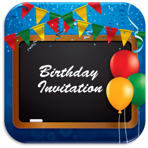 Birthday Invitation Card Maker  Icon