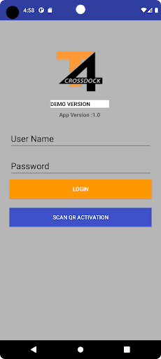 Android application T4CrossDock screenshort