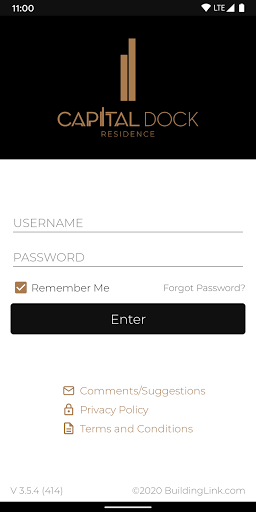 Android application Capital Dock Residence App screenshort