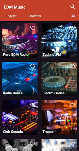 Android application EDM Radio screenshort
