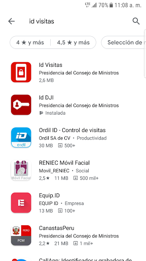 Id Demo Visitas Screen 2