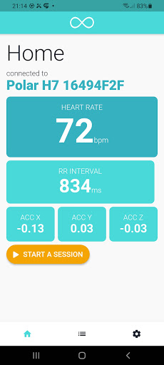 Android application Zengine Energy Compass screenshort