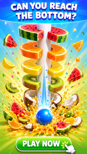 Fruit Spiral Tower 3D screenshot