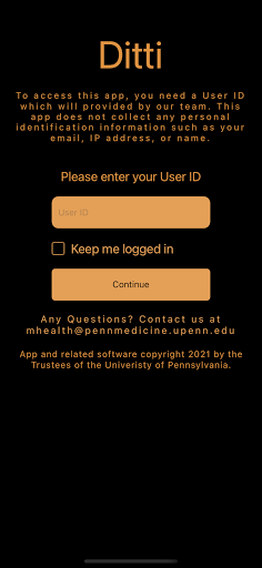 Android application Penn Ditti screenshort