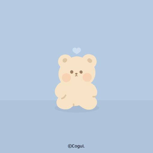 카카오톡 테마 - 테디_베이비 블루 logo