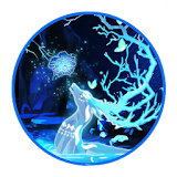 （FREE）Deer Night Sky Luancher Theme icon
