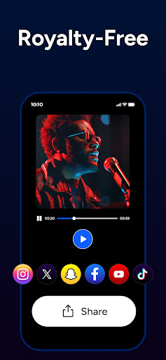 Screenshot of Melodia - AI Song Generator