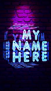 3D My Name Live Wallpaper Screenshot