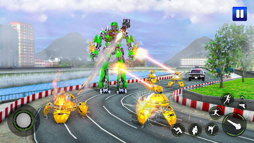 Bull Transform Robot Car Games Screen 2